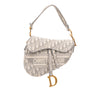 Dior Oblique Embroidered Canvas Saddle Bag Secondhand