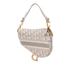 Dior Oblique Embroidered Canvas Saddle Bag Secondhand