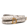 Dior Oblique Embroidered Canvas Saddle Bag Secondhand