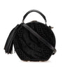 Saint Laurent Small Croc Embossed Leather Mica Hatbox Satchel Secondhand