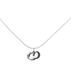 Dior Brass and Strass CD Logo Pendant Necklace Secondhand