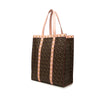 Burberry TB Monogram E Canvas and Studded Leather Vertical Tote Secondhand