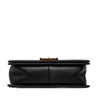 Chanel Old Medium Multicolor Quilted Lambskin Crest Boy Flap Secondhand