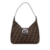 Fendi Zucca Canvas Shoulder Bag Secondhand