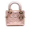 Dior Mini Metallic Lambskin Cannage Lady Dior Secondhand