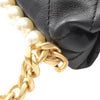 Secondhand Chanel Mini Quilted Calfskin About Pearls Drawstring Bucket Bag