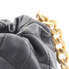 Secondhand Chanel Mini Quilted Calfskin About Pearls Drawstring Bucket Bag