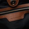 Burberry Small Leather Trimmed Haymarket Check Coated Canvas Canterbury Tote Secondhand