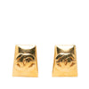 Chanel CC Gold Plated Clip On Earrings Secondhand