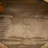 Prada Small Saffiano Trimmed Canvas Grommet Bauletto Bag Secondhand