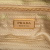 Prada Small Saffiano Trimmed Canvas Grommet Bauletto Bag Secondhand