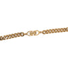 Dior Gold Plated CD Logo Chain Necklace Secondhand