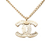 Secondhand Chanel CC Gold Plated Pendant Necklace
