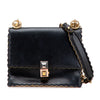 Fendi Small Scalloped Leather Kan I Crossbody Secondhand