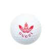 Gucci Adidas Leather Golf Ball Case Secondhand