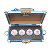 Gucci Adidas Leather Golf Ball Case Secondhand