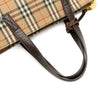 Burberry Haymarket Check Canvas Handbag Secondhand