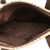 Burberry Haymarket Check Canvas Handbag Secondhand