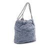 Chanel Mini Denim Studded 22 Handbag Secondhand