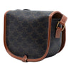 Celine Medium Triomphe Coated Canvas Folco Crossbody Secondhand