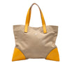 Prada Cinghiale Trimmed Canapa Tote Secondhand