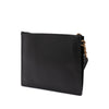 Secondhand Gucci Leather Web Agora Clutch