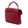Saint Laurent Medium Quilted Chevron Sheepskin College Satchel Secondhand