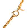Chanel CC Gold Plated Medallion Sunburst Pendant Necklace Secondhand