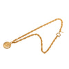 Chanel CC Gold Plated Medallion Sunburst Pendant Necklace Secondhand