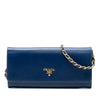 Prada Saffiano Wallet On Chain Secondhand