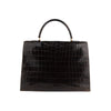 Secondhand Custom Crocodile Piano Bag - '70s