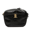 Secondhand Ferragamo Croc Embossed Leather Vara Crossbody