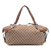 Gucci Medium GG Canvas Bamboo Bar Tote Secondhand
