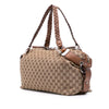 Gucci Medium GG Canvas Bamboo Bar Tote Secondhand