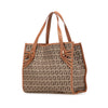 Fendi Zucchino Canvas Handbag Secondhand