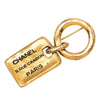 Chanel Gold Plated Rue Cambon Tag Brooch Secondhand