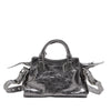 Balenciaga XS Metallic Lambskin Motocross Neo Cagole Secondhand