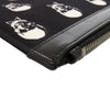 Saint Laurent Canvas Skull Print Zip Clutch Secondhand