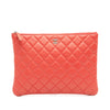 Secondhand Chanel Medium Quilted Lambskin O Case Clutch