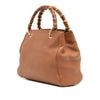 Gucci Small Calfskin Bamboo Shopper Satchel Secondhand