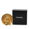 Chanel Gold Plated Straw Hat Brooch Secondhand