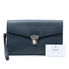 Prada Saffiano Envelope Pushlock Clutch Secondhand