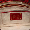 Prada Woven Goatskin Madras Zip Clutch Secondhand