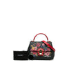 Dolce & Gabbana Calfskin Roses Print Lucia Satchel Secondhand