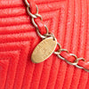 Chanel Medium Chevron Wrinkled Calfskin Medallion Charm Flap Secondhand
