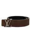 Louis Vuitton Mini Damier Suede Reversible Initiales Belt Secondhand
