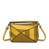 Secondhand LOEWE Mini Calfskin Puzzle Rugby Stripe Satchel