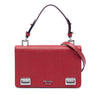 Prada Saffiano Double Turn Lock Top Handle Bag Secondhand