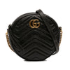 Gucci Mini GG Marmont Matelasse Leather Round Crossbody Secondhand