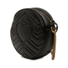 Gucci Mini GG Marmont Matelasse Leather Round Crossbody Secondhand